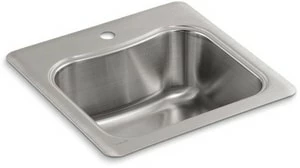 Promo 🤩 KOHLER Staccato™ 20 x 20 in. 1 Hole Stainless Steel Drop- Bar Sink ❤️ 3 Promo 🤩 KOHLER Staccato™ 20 x 20 in. 1 Hole Stainless Steel Drop- Bar Sink ❤️