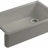 Hot Sale ⭐ KOHLER Whitehaven® 35-11/16 x 21-9/16 in. Cast Iron Single Bowl Farmhouse Kitchen Sink in Cashmere 🔥 -Kitchen and bathroom Sale Query 7