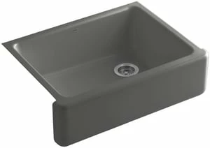 Best reviews of ⭐ KOHLER Whitehaven® 29-11/16 x 21-9/16 in. Cast Iron Single Bowl Farmhouse Kitchen Sink with Tall Apron in Thunder™ Grey 🎁 3 Best reviews of ⭐ KOHLER Whitehaven® 29-11/16 x 21-9/16 in. Cast Iron Single Bowl Farmhouse Kitchen Sink with Tall Apron in Thunder™ Grey 🎁