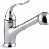 Budget 😍 KOHLER Coralais® Single Handle Pull Out Kitchen Faucet with Two-Function Spray and MasterClean Technology in Polished Chrome 🎁 -Kitchen and bathroom Sale Query 96