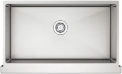 Deals ✨ KOHLER Strive® 35-1/2 x 21-1/4 in. Stainless Steel Single Bowl Farmhouse Kitchen Sink with SilentShield Sound Dampening - Basin Rack Included ❤️